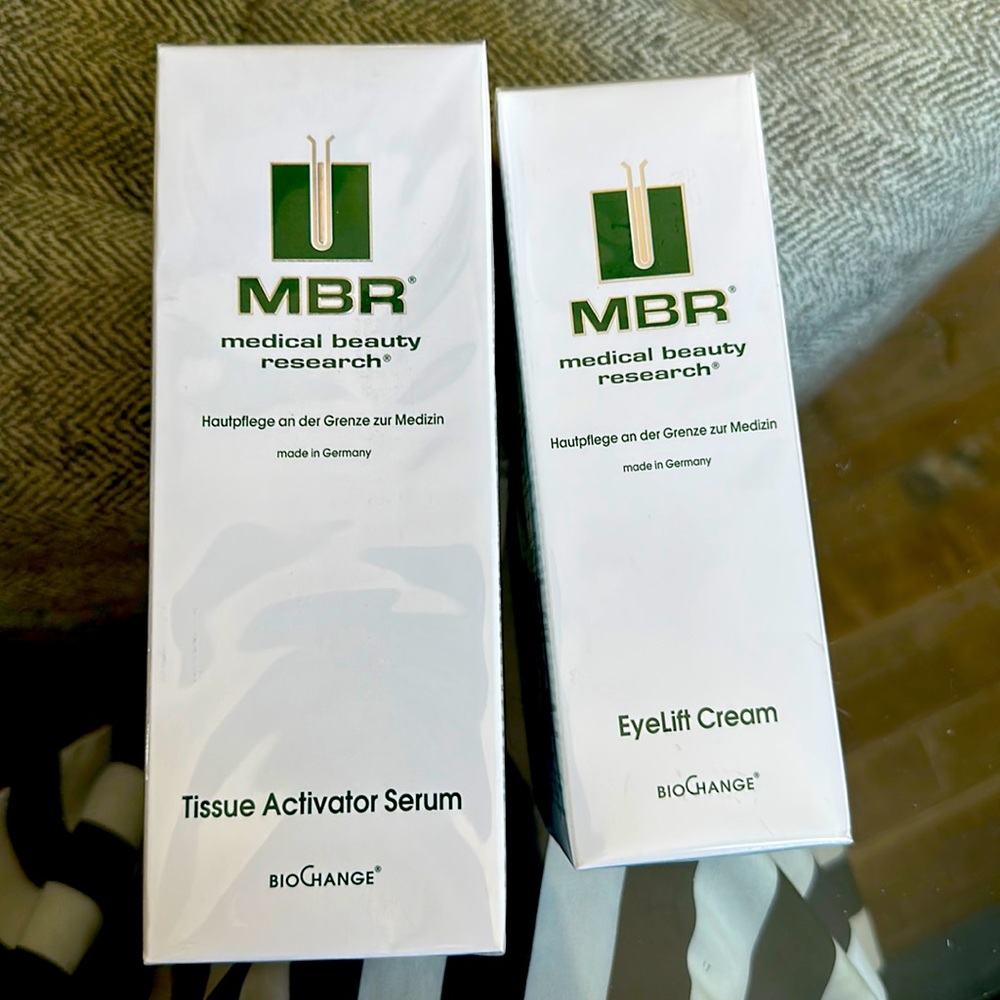 Tissue Activator Serum and Eyelift Cream, made in Germany